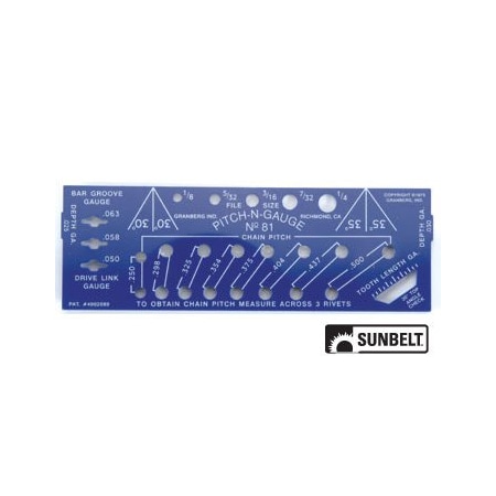 Sunbelt Pitch-N-Gauge 8.5" x5.5" x0.1" A-B1SB4248